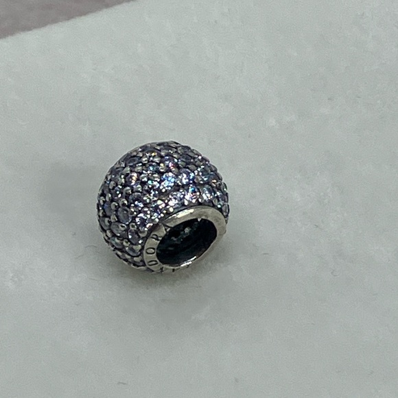 Pandora Jewelry - Authentic Pandora 925 Pave Lights Clear CZ Charm Bead # 791051CZ